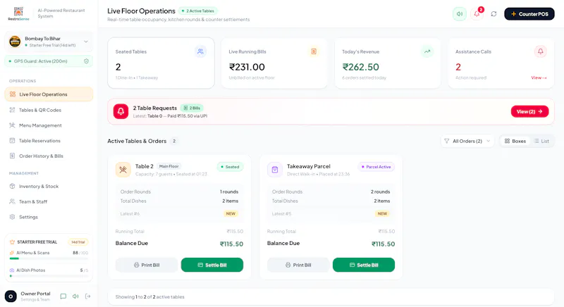 RestroSense screenshot 4