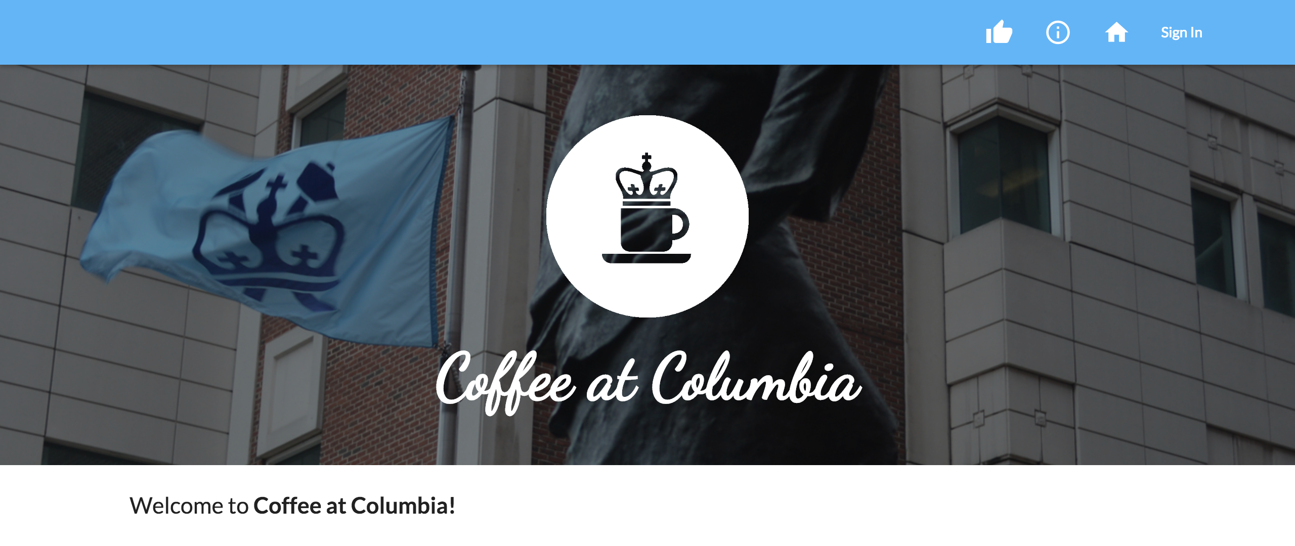 Coffee at Columbia