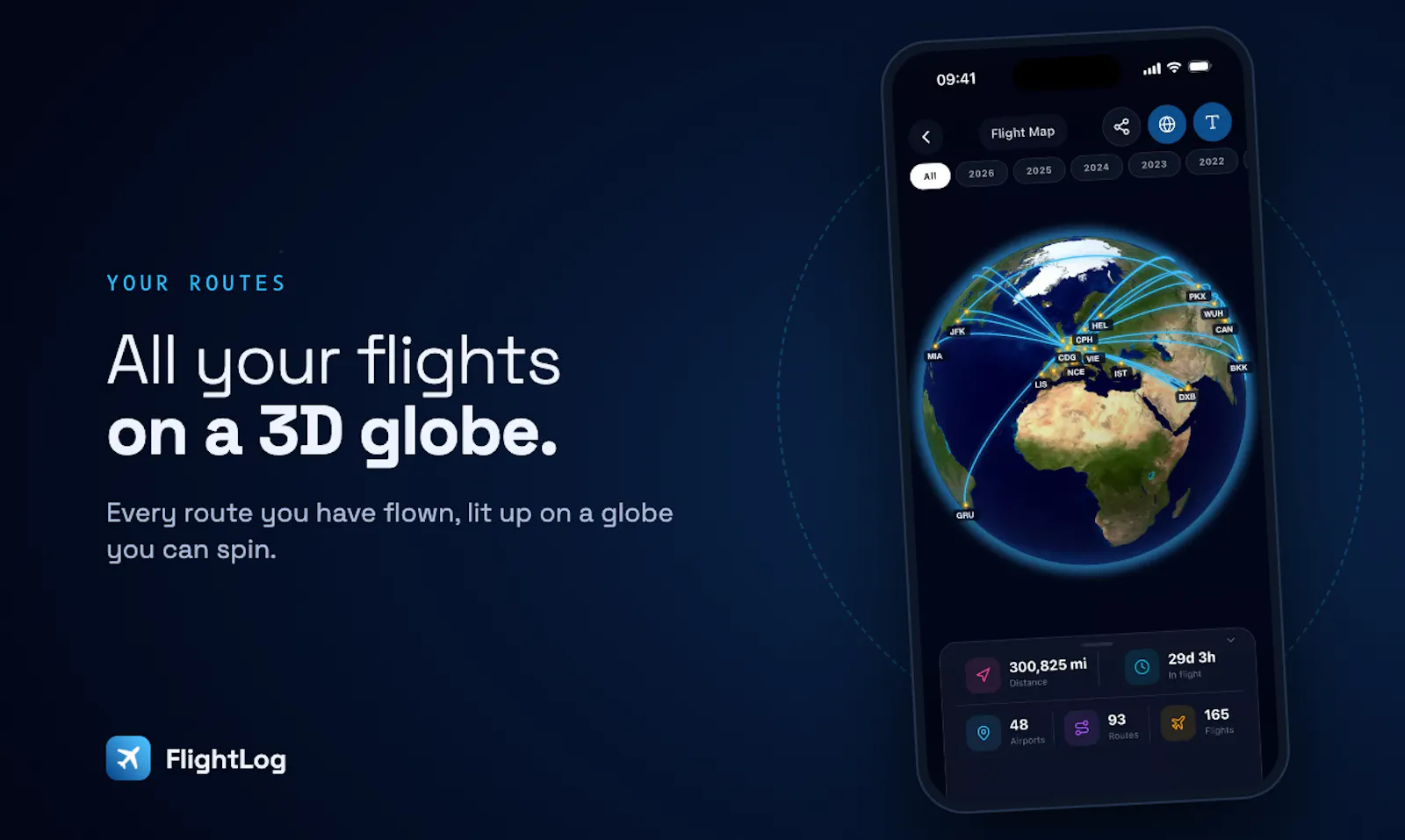 FlightLog screenshot 2