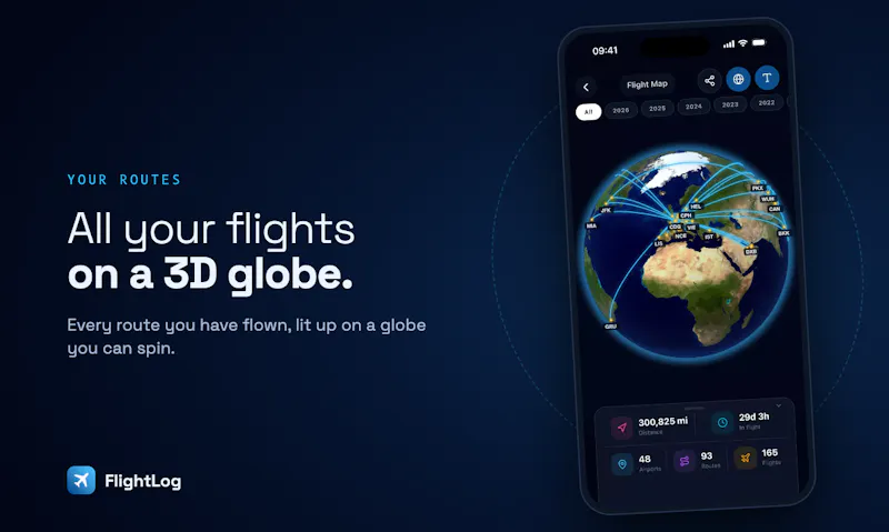 FlightLog screenshot 2
