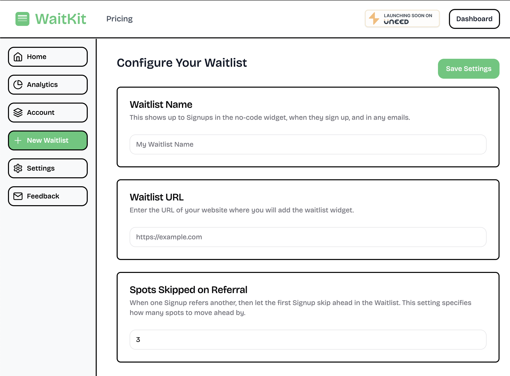 Waitkit- 추천이있는 대기 목록 - 사전 출시 사전 가입을 바이러스 성장 엔진으로 변환합니다. 미디어 3