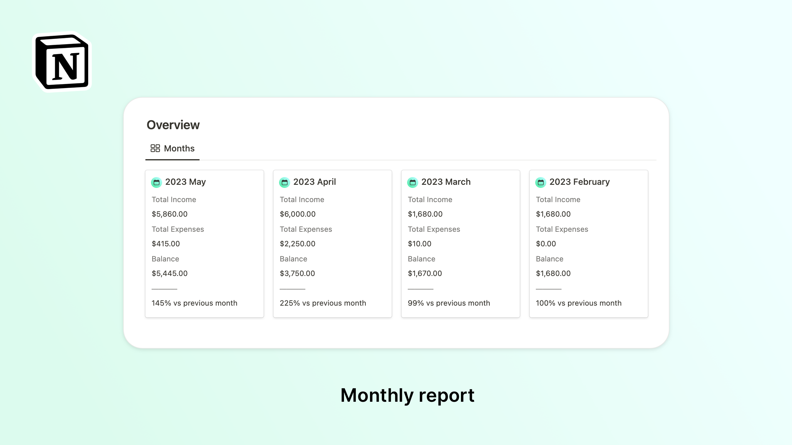 Notion Finance Board - Beheer en volg uw financiën op één plek media 5