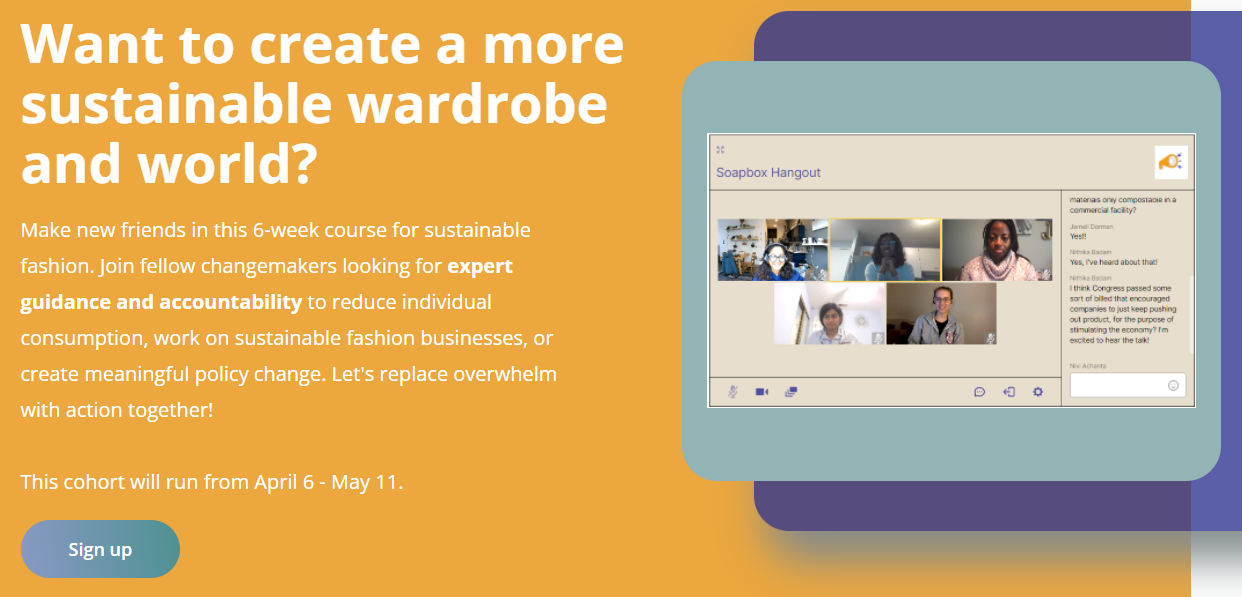 Sustainable Fashion Course gallery image