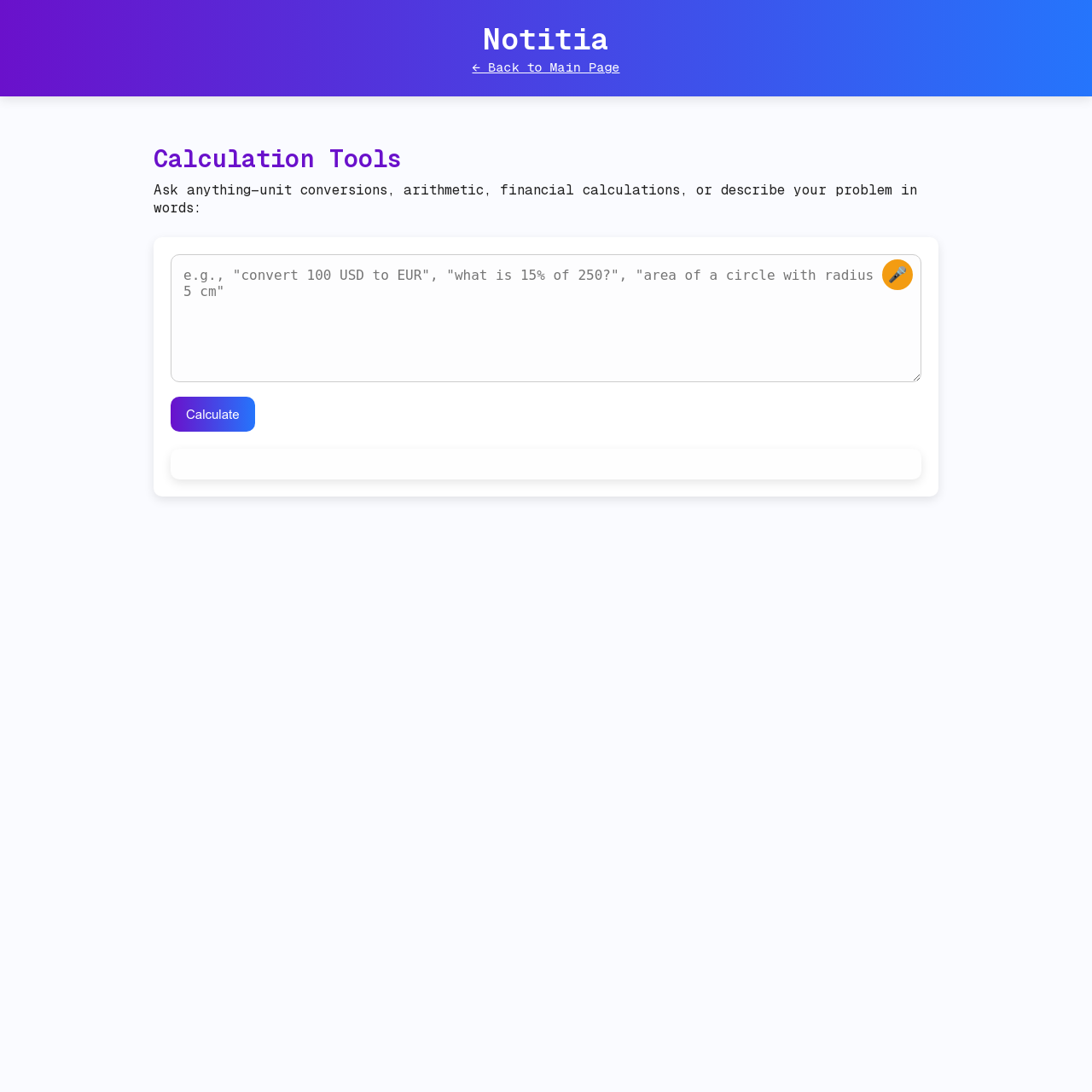 Notitia - Notitia: Speak Fast. Solve Smart. Know Instantly. No Noise. media 5