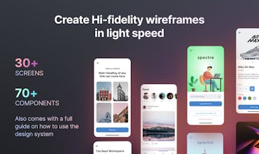 Spectre UX•UI Design Kit gallery image