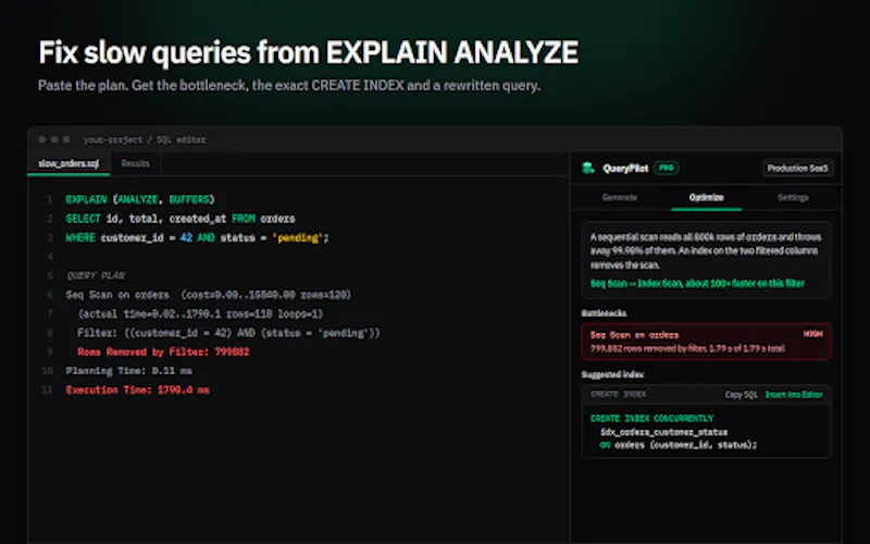 QueryPilot screenshot 2