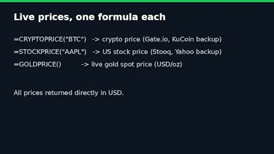 Crypto + US Stocks + Gold Tracker gallery image