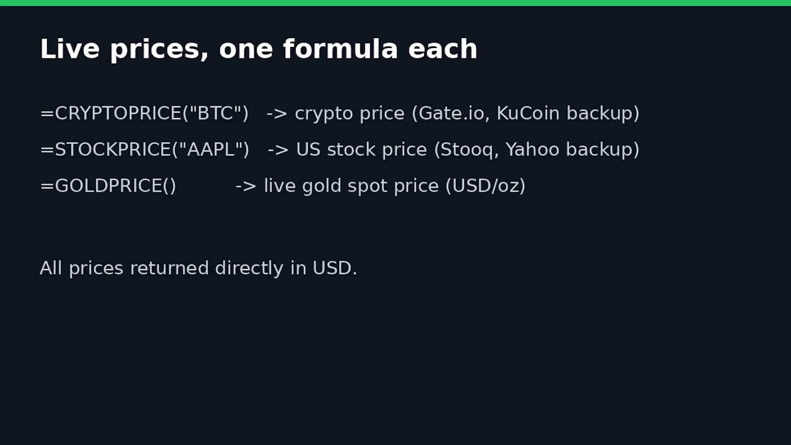 Crypto + US Stocks + Gold Tracker screenshot 1