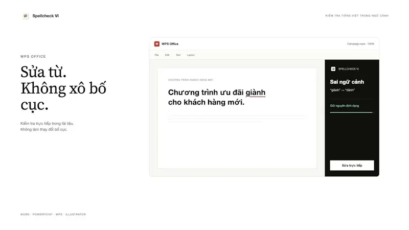Spellcheck-VI screenshot 1 (video preview)