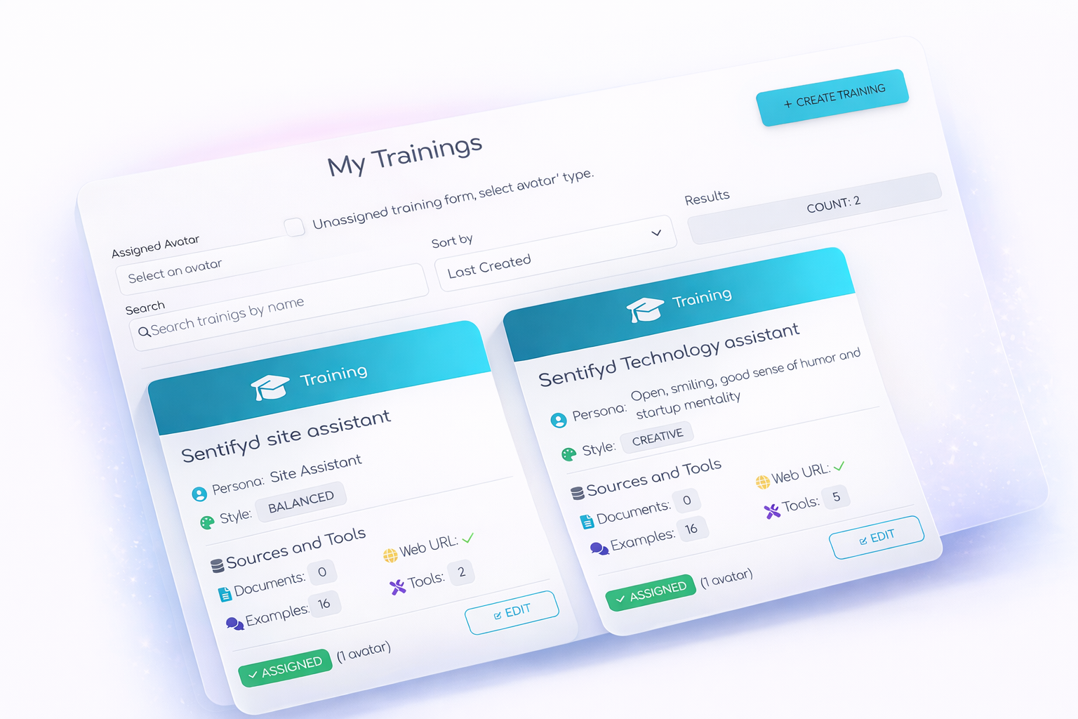 Sentifyd - Screenshot 3 showing product features and functionality