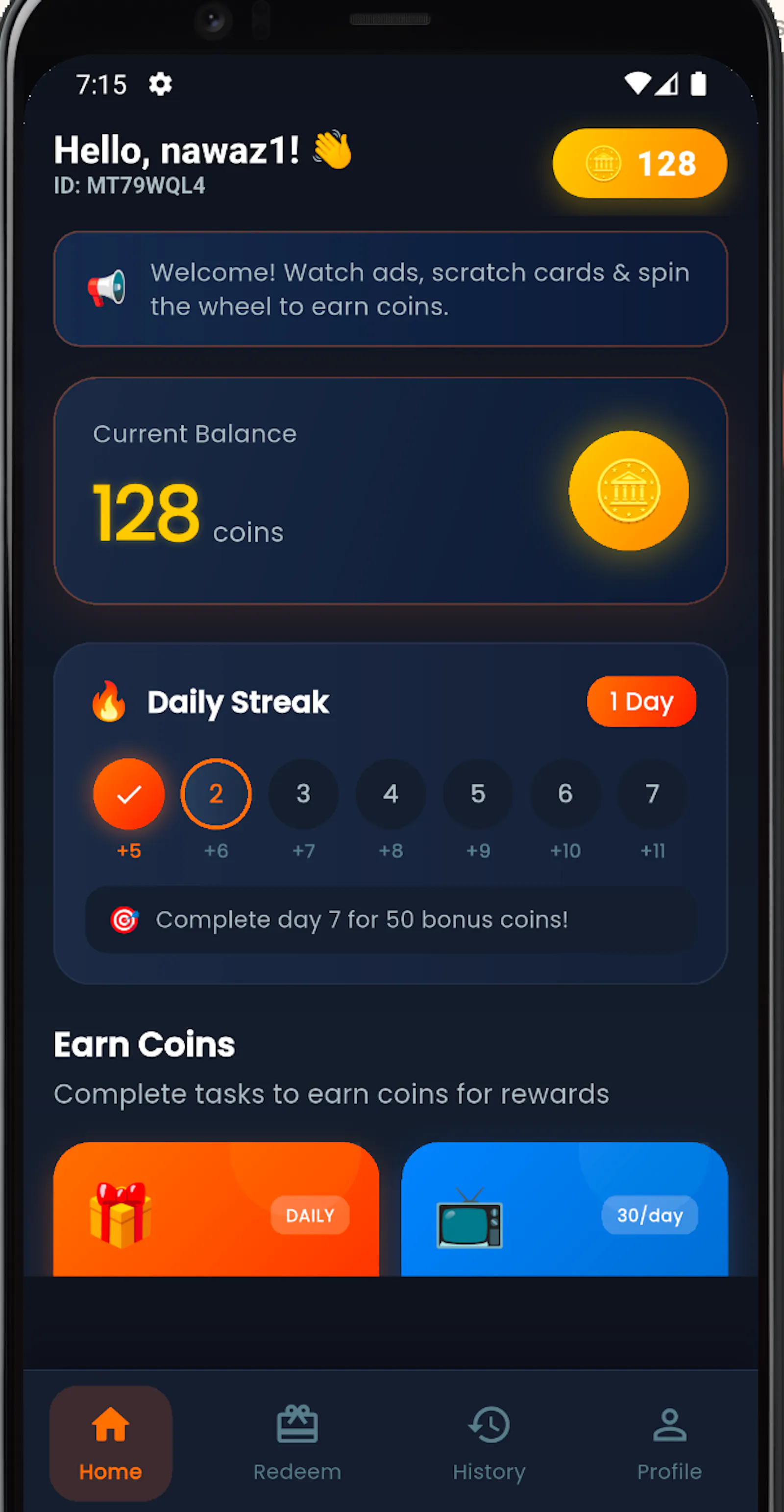Game Redeem Code:A rewards app screenshot 1