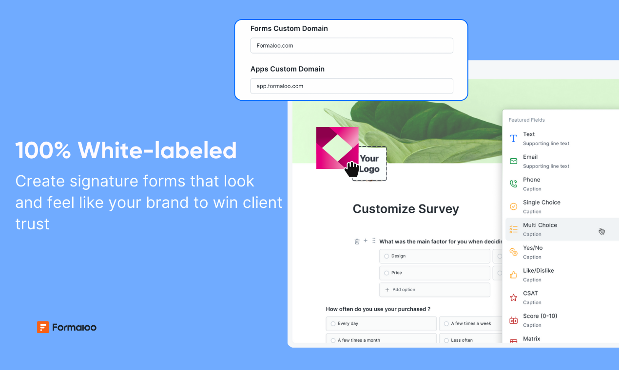 Formaloo -teken - Esignature Forms & Docs - Pas gratis contractsjablonen aan met veilige esignatures media 5