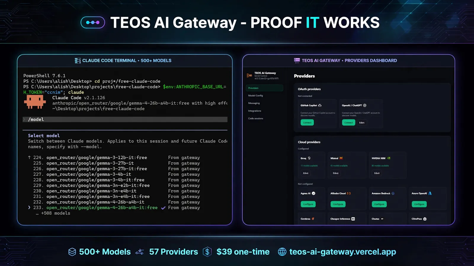 TEOS AI Gateway screenshot 6