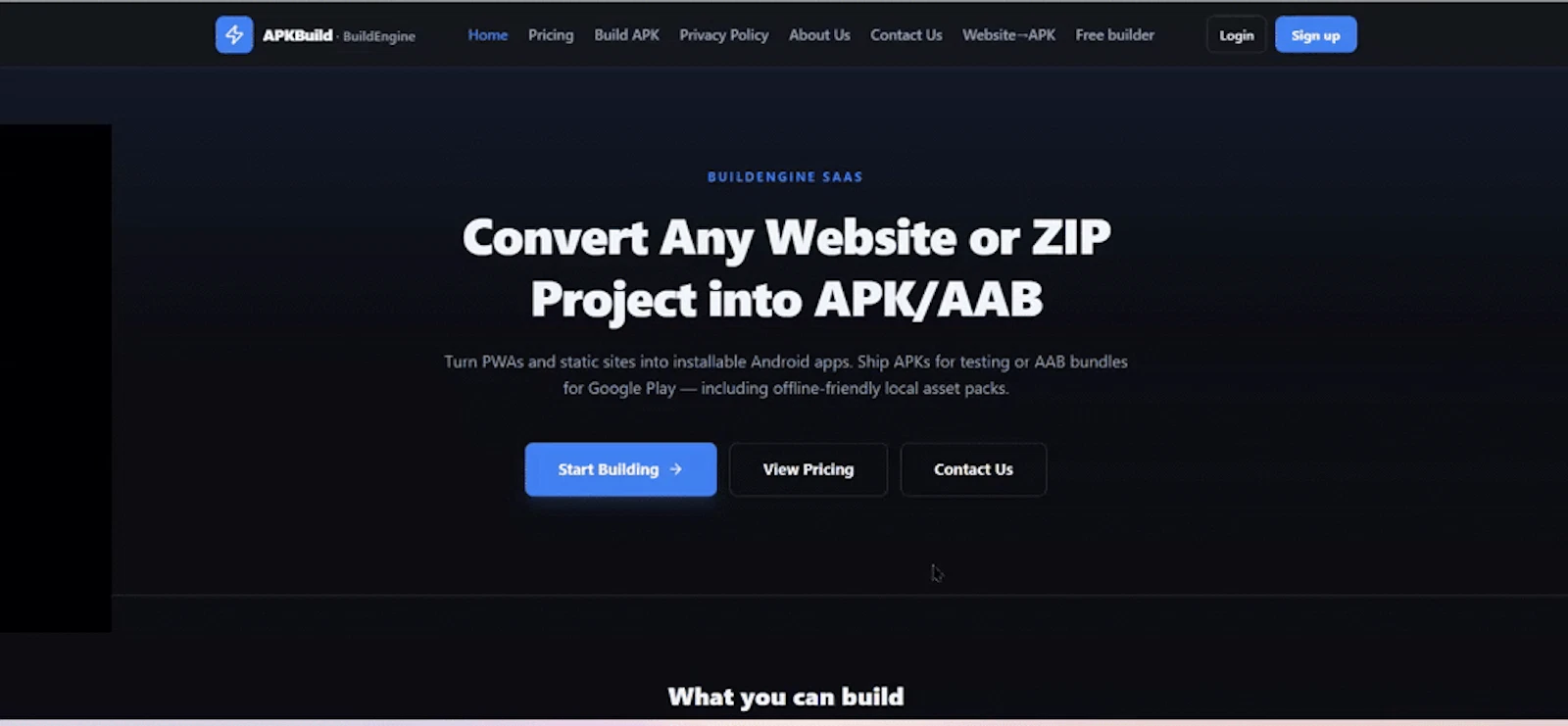 APKBuild screenshot 1 (video preview)