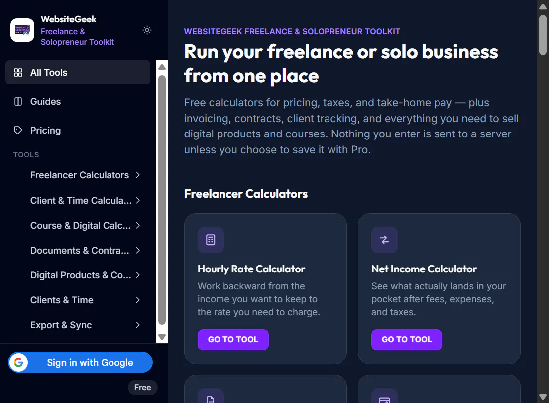Freelance & Solopreneur Toolkit gallery image