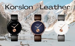  Korslon Customizabe Swiss Watch media 1