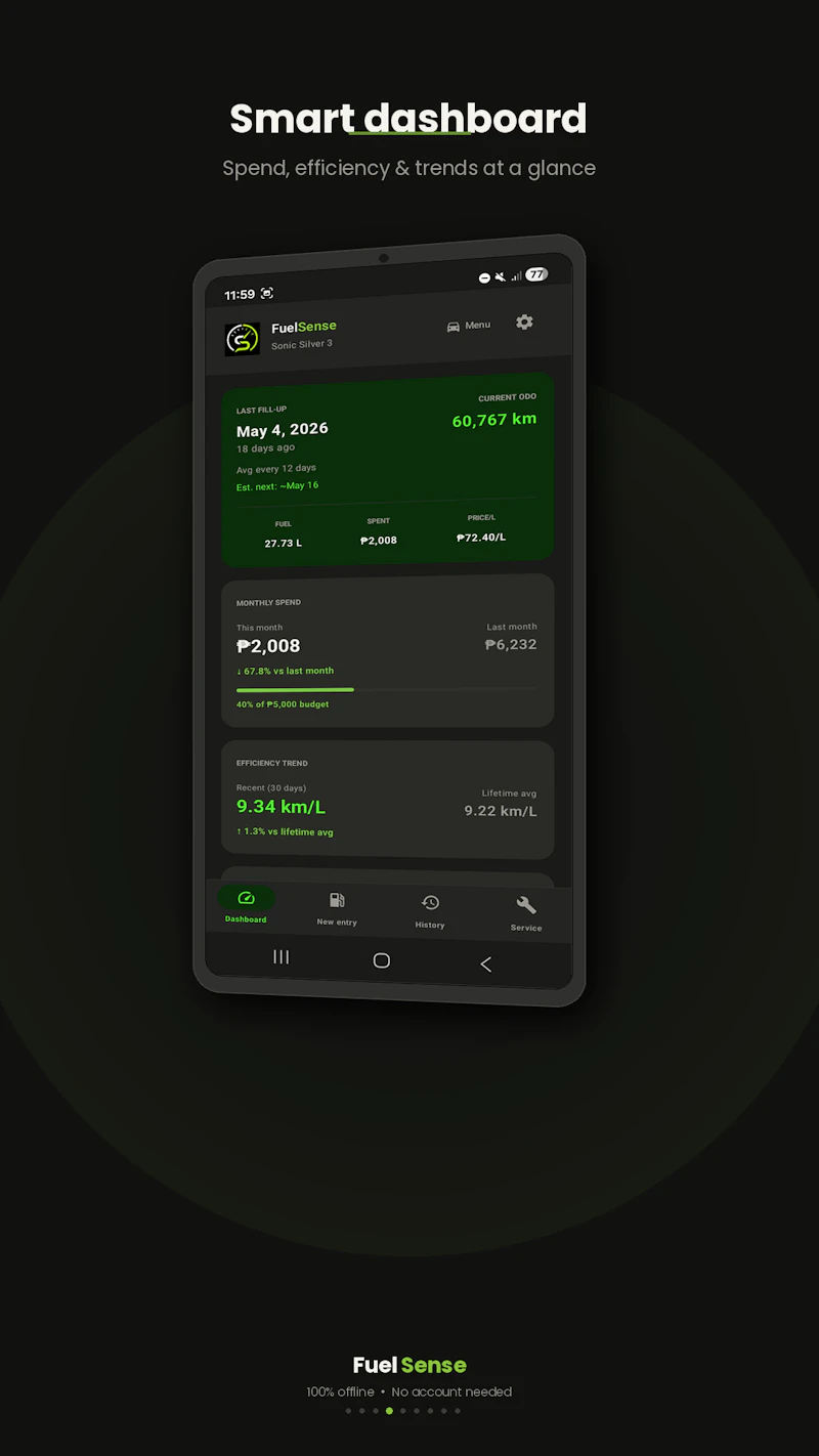 FuelSense screenshot 3
