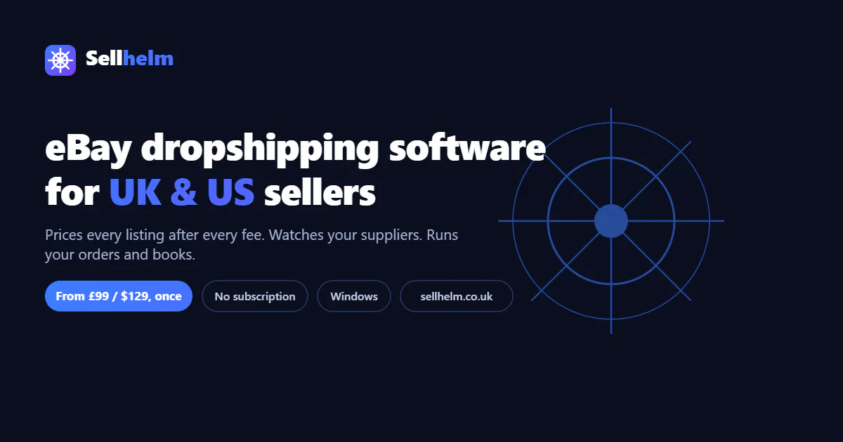 Sellhelm eBay UK & USA Dropshipping Tool gallery image