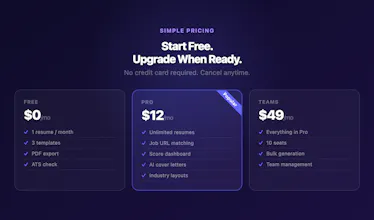 resumeAI gallery image