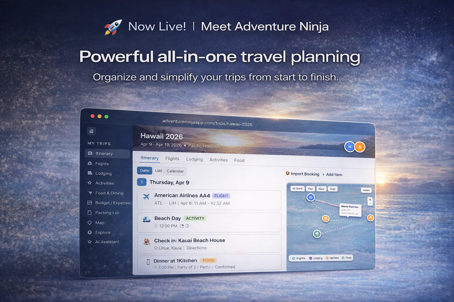 Adventure Ninja 제품 배너