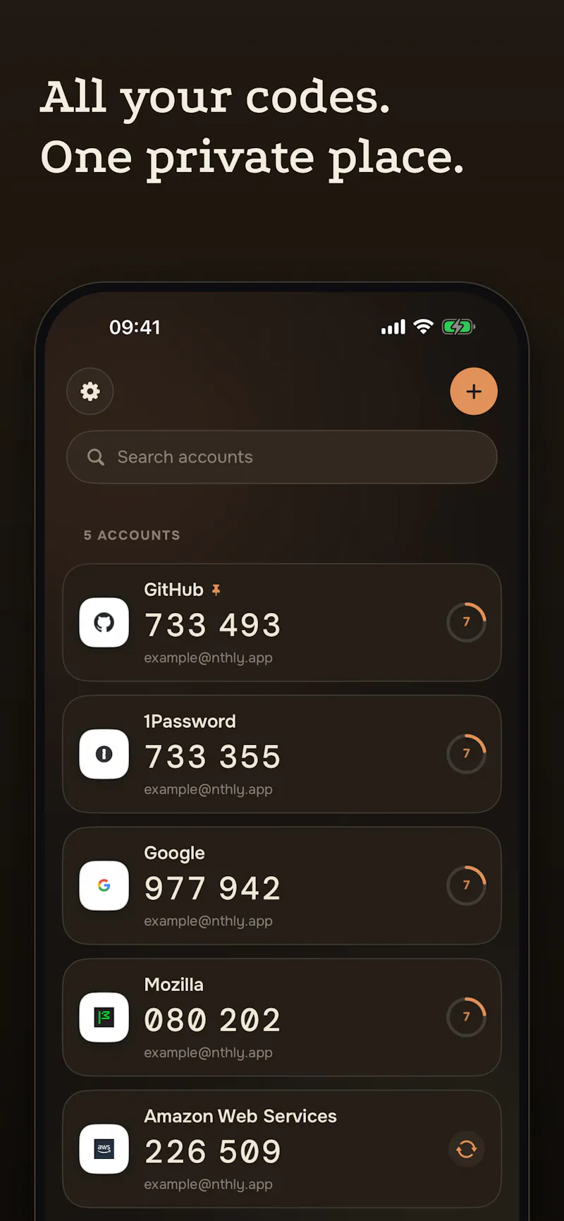 Nthly - 2FA Authenticator screenshot 2