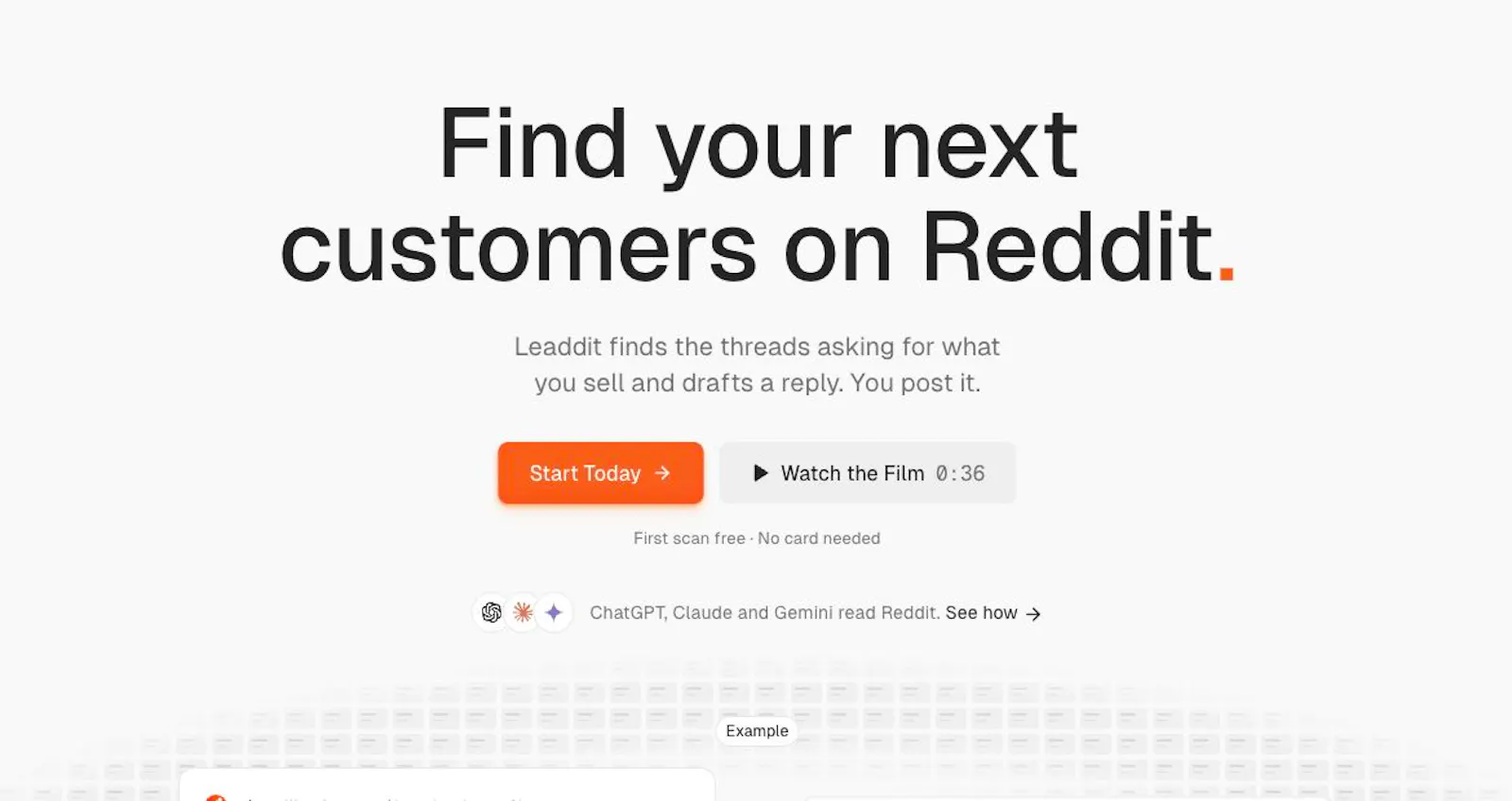 Leaddit screenshot 3