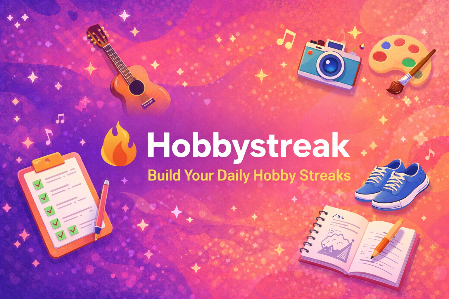 Hobbystreak - Main product screenshot demonstrating key features and user interface