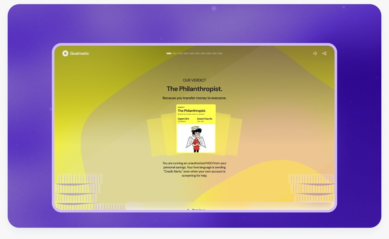 Bank Statement Wrap by Goalmatic  - Screenshot 4 showing product features and functionality