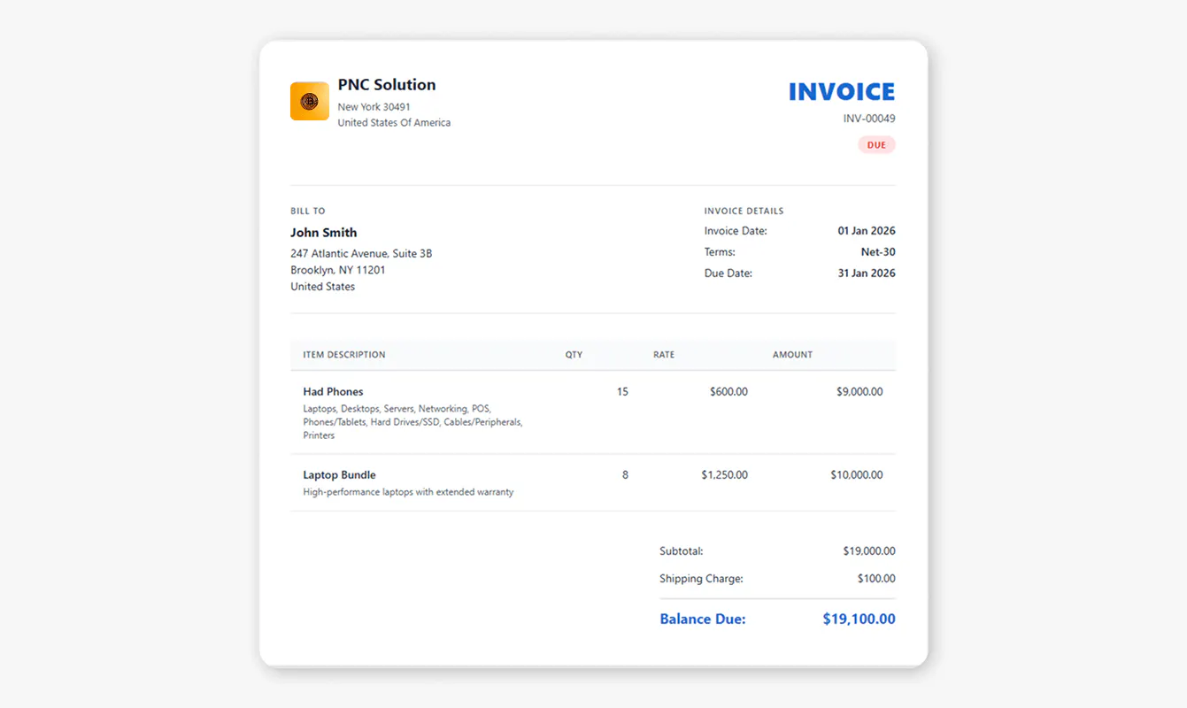 Invoice Generator gallery image