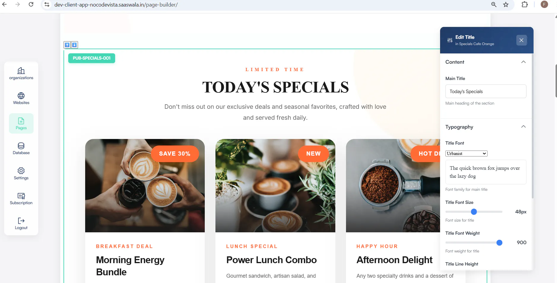 NoCodeVista — No-Code Website Builder gallery image
