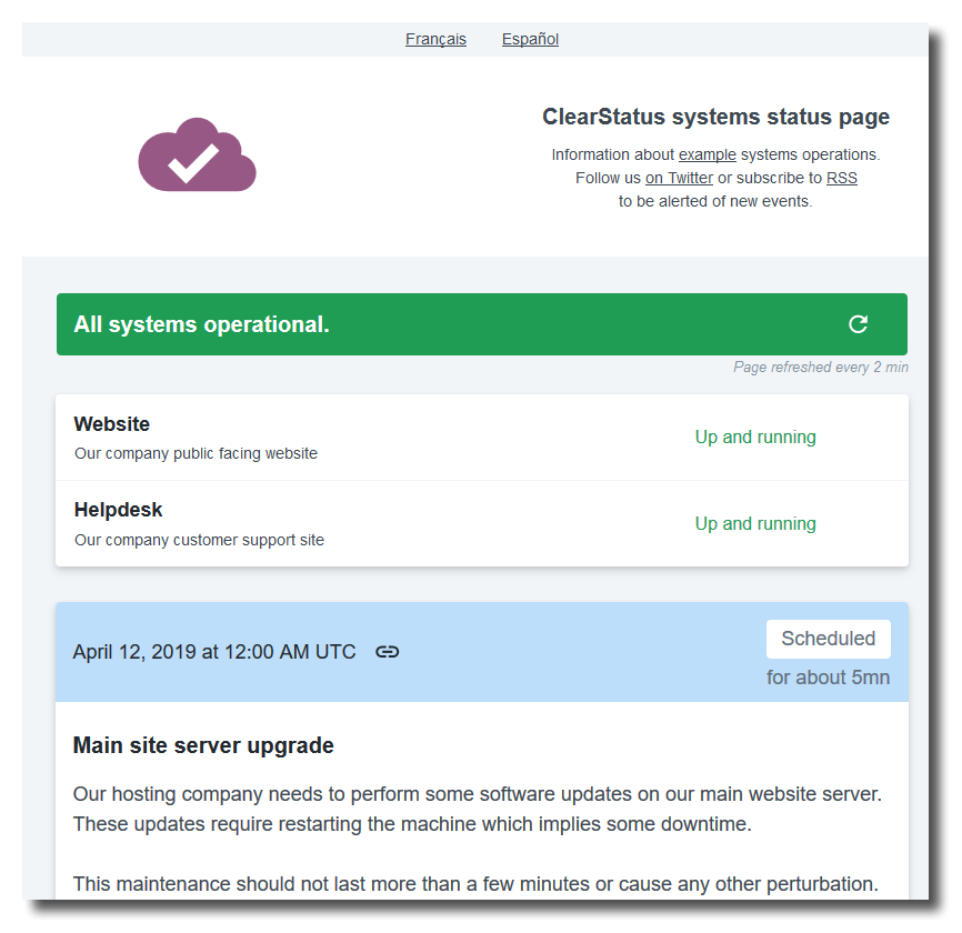 ClearStatus Image
