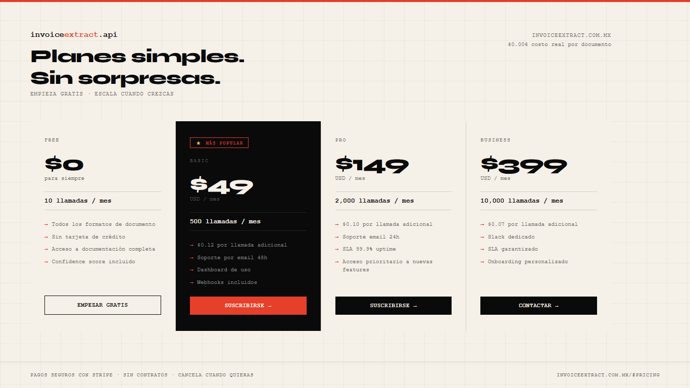 InvoiceExtract API gallery image
