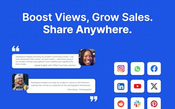 Testimonial Chrome Extension - Feedspace gallery image