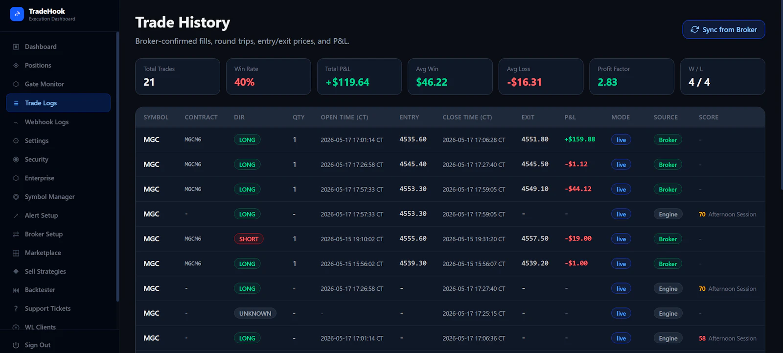 TradeHook screenshot 8