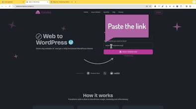 Web to WordPress AI gallery image