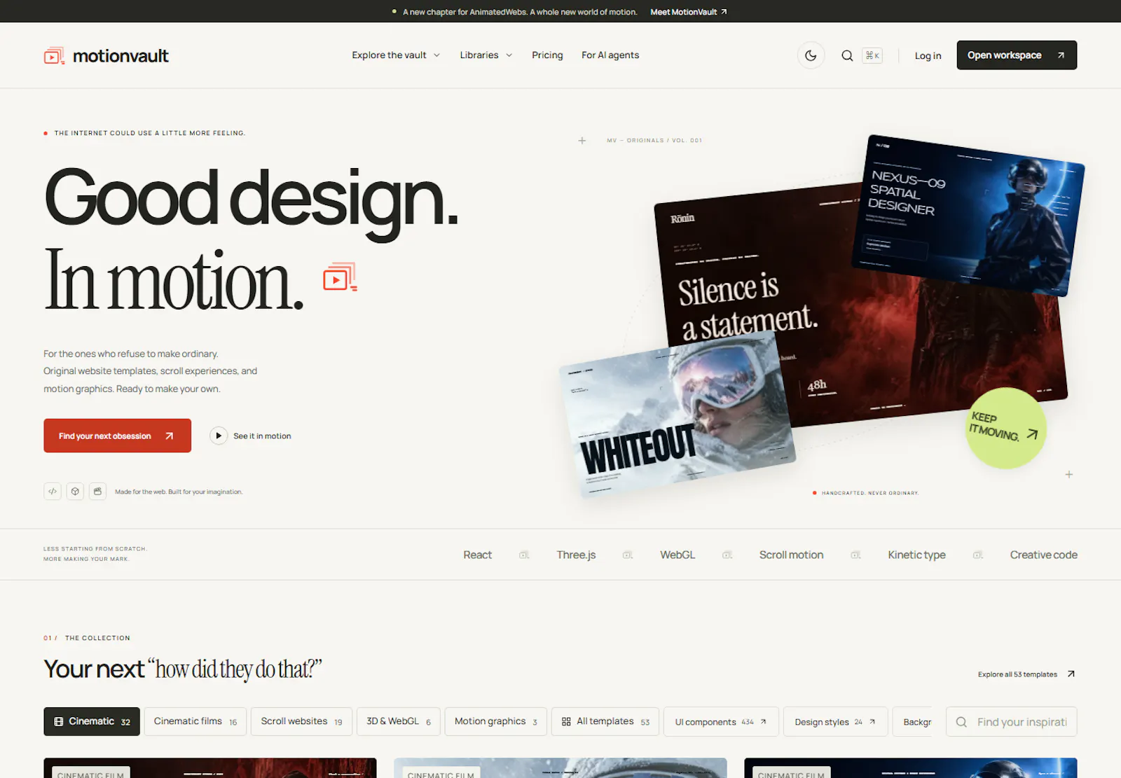MotionVault.site screenshot 2