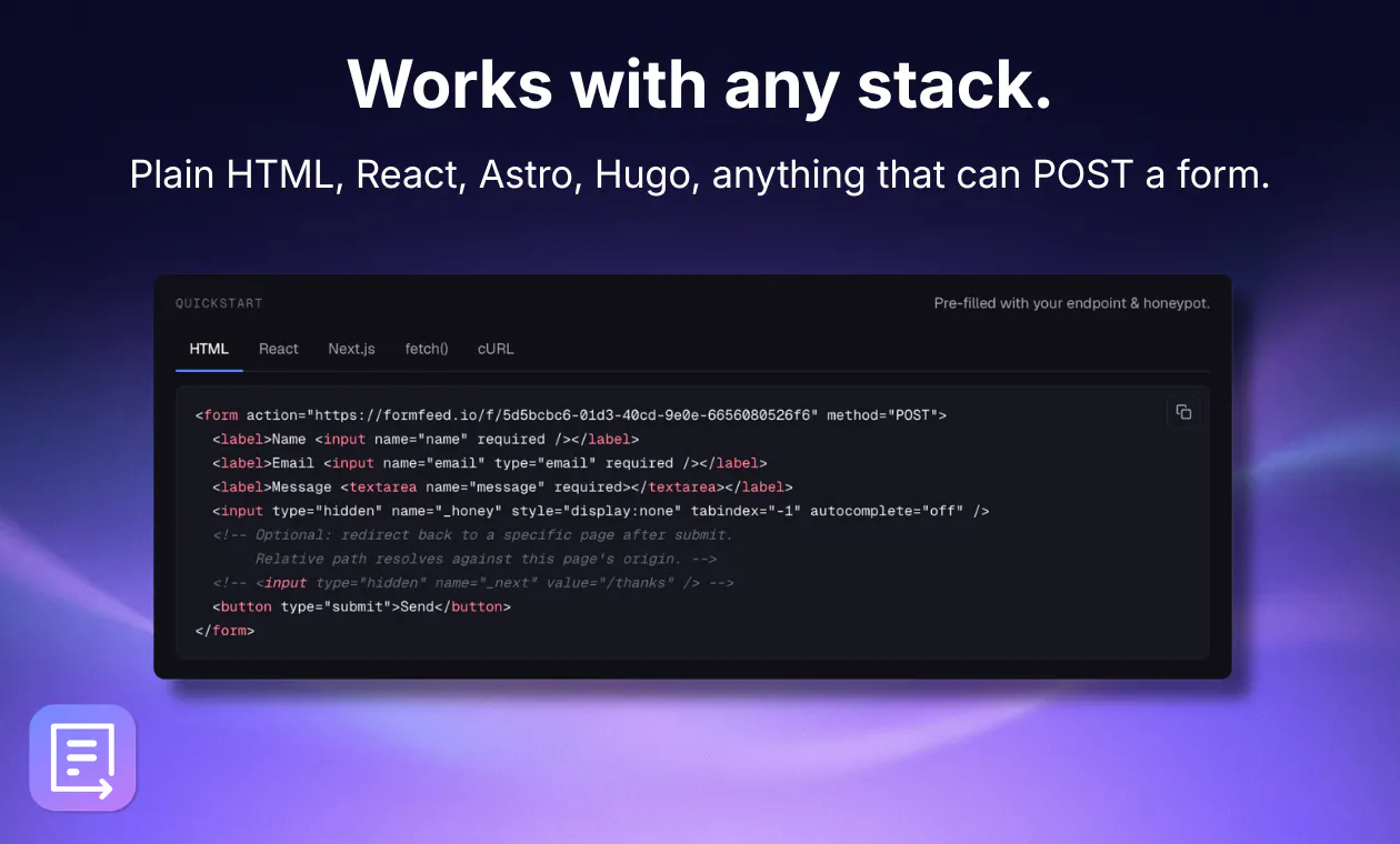 FormFeed gallery image