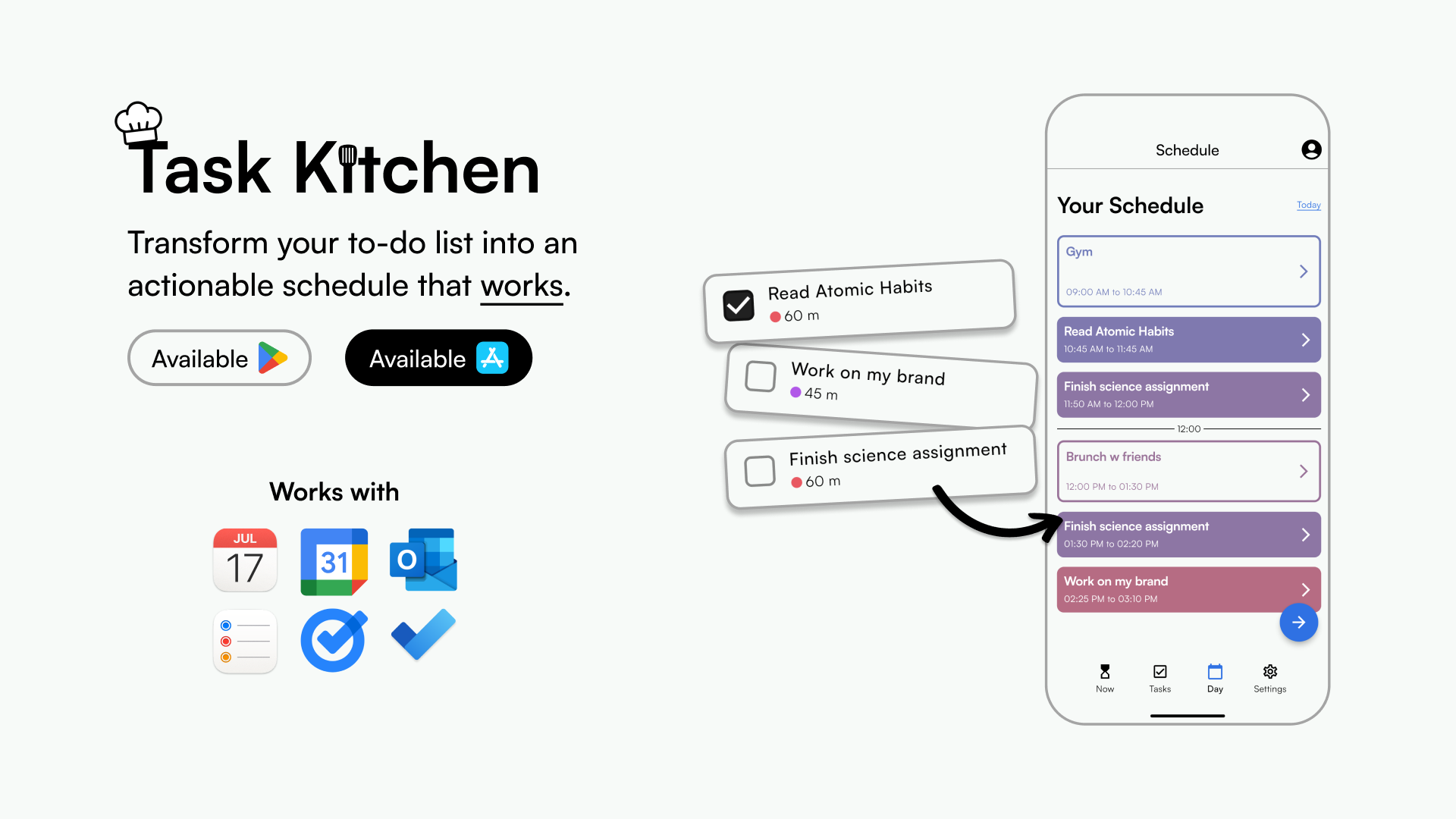 startuptile Task Kitchen -Make To-Do lists Actionable with One Click