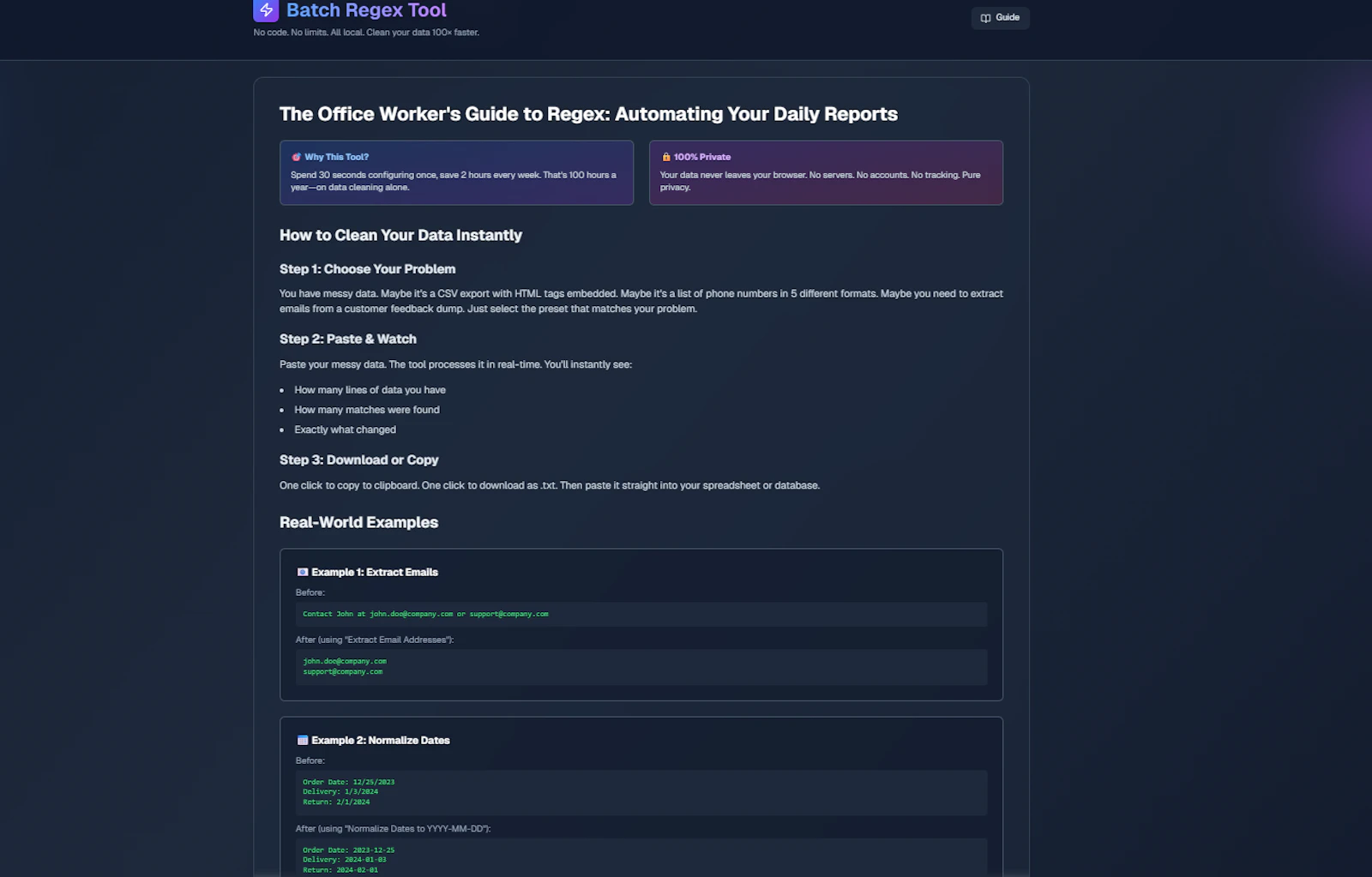 Batch Regex Cleaner screenshot 2