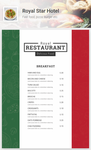 Make a QR Code Menu for FREE media 2