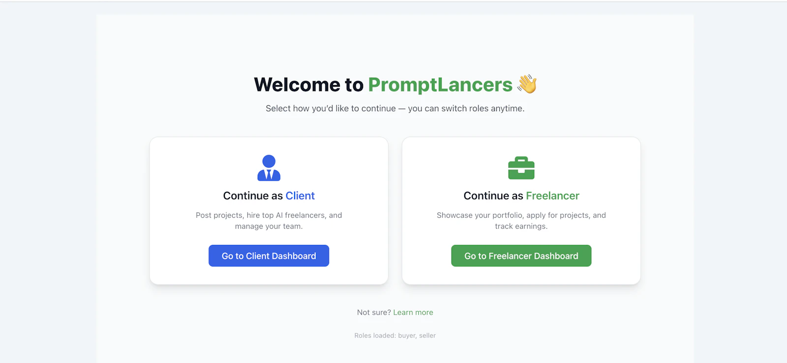 PromptLancers screenshot 1