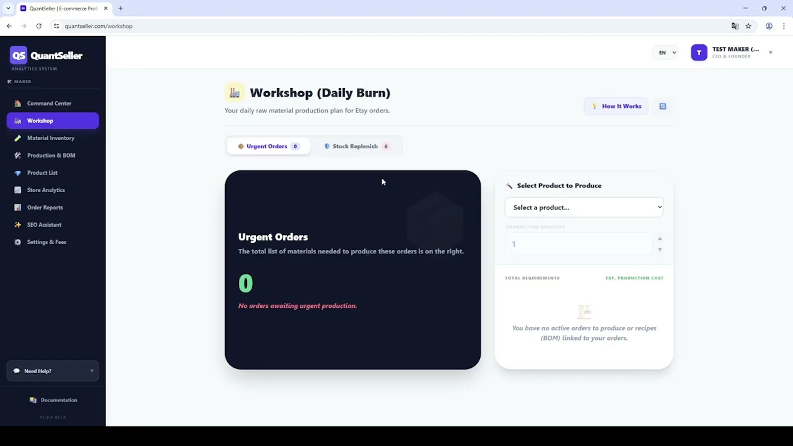 QuantSeller screenshot 1 (video preview)