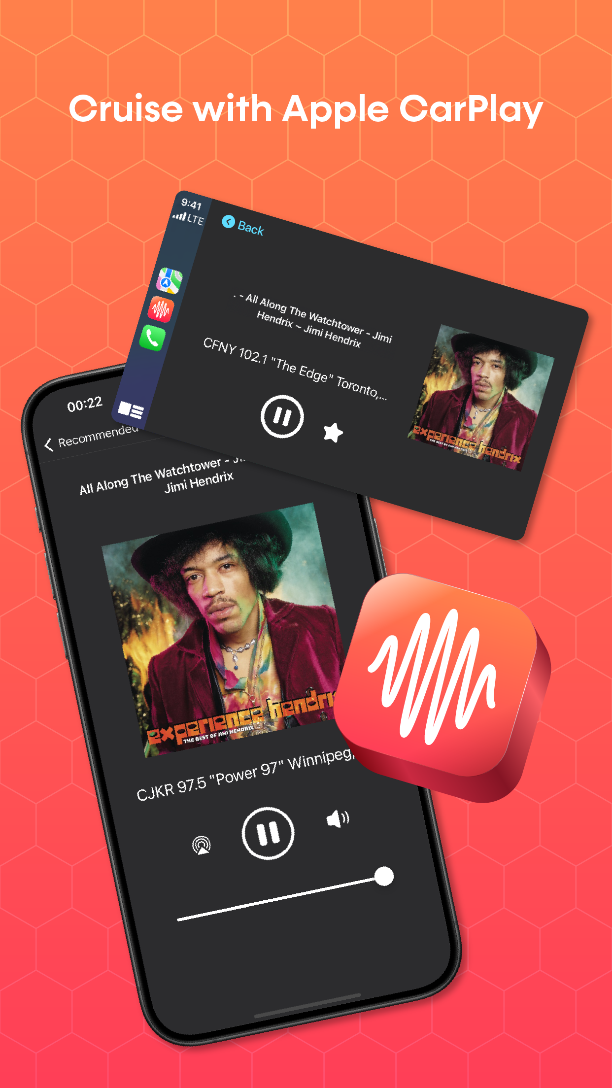 Media Eter - Stream Internet Radio trên tất cả các thiết bị Apple (Inc. Carplay) 4