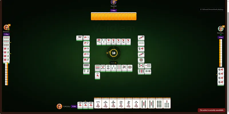 Void'em Mahjong screenshot 1