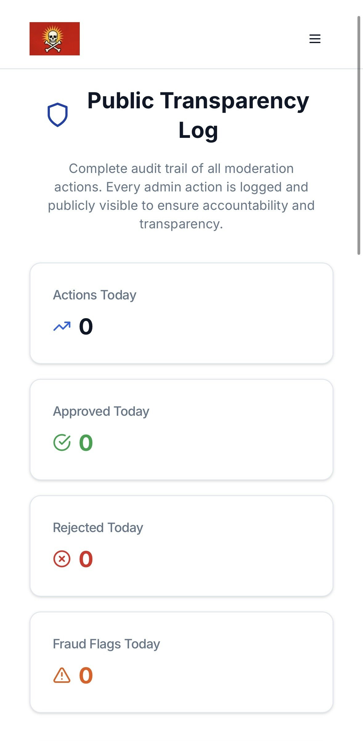 Political Accountability Platform - Screenshot 3 showing product features and functionality