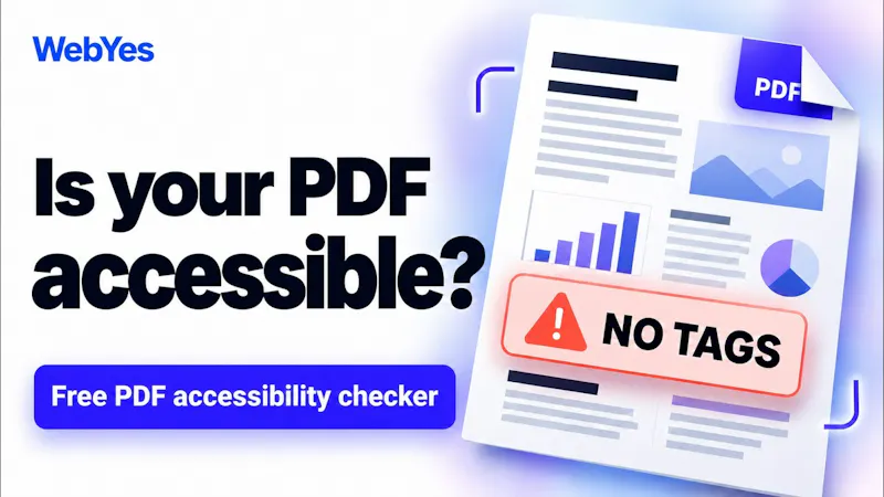 PDF Accessibility Checker by WebYes screenshot 1 (video preview)