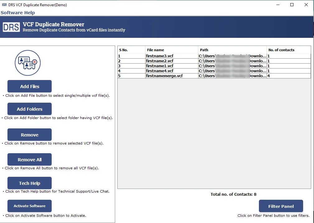 vCard Duplicate Remover gallery image