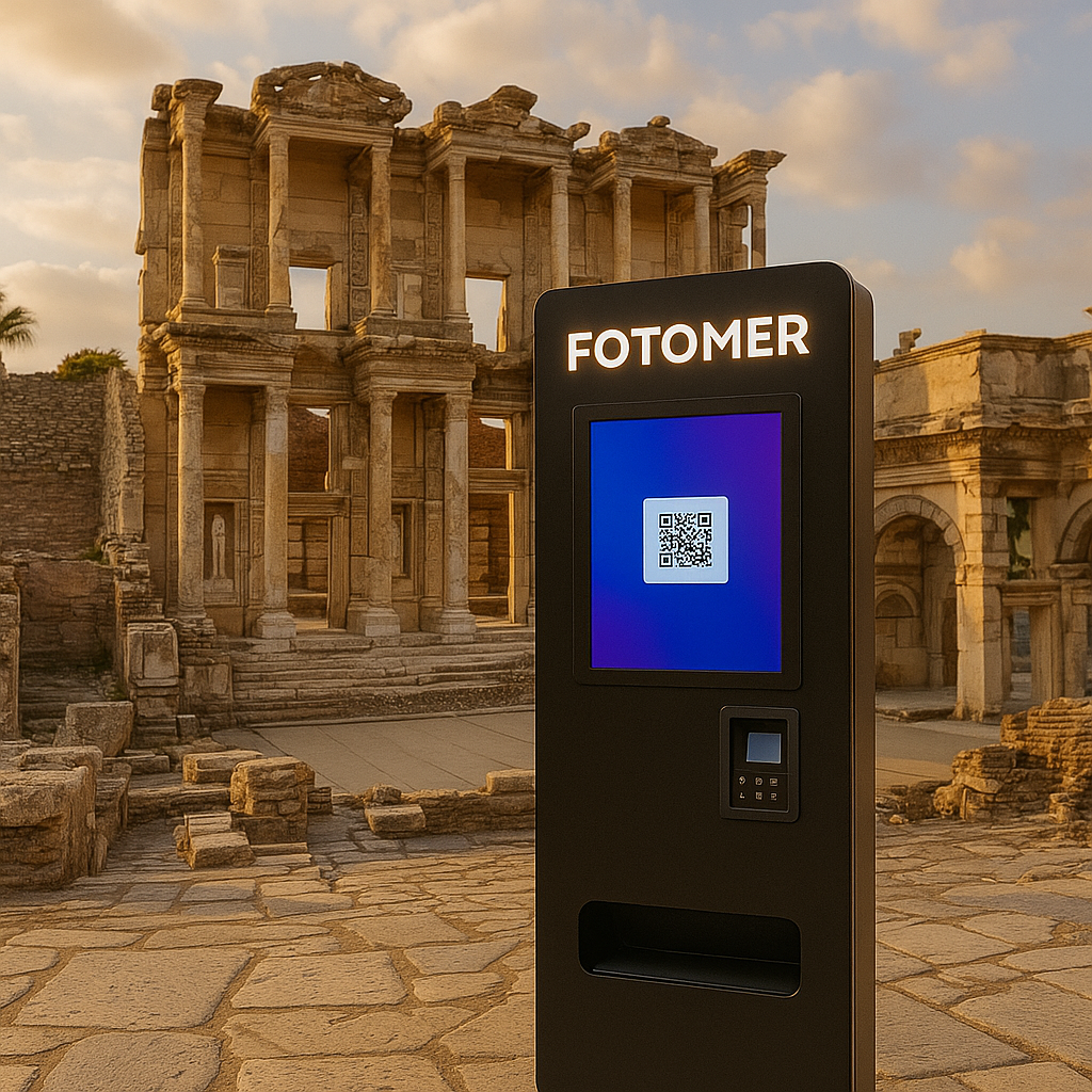 Fotomer - Smart Photo Kiosk - Main screenshot showing features and interface