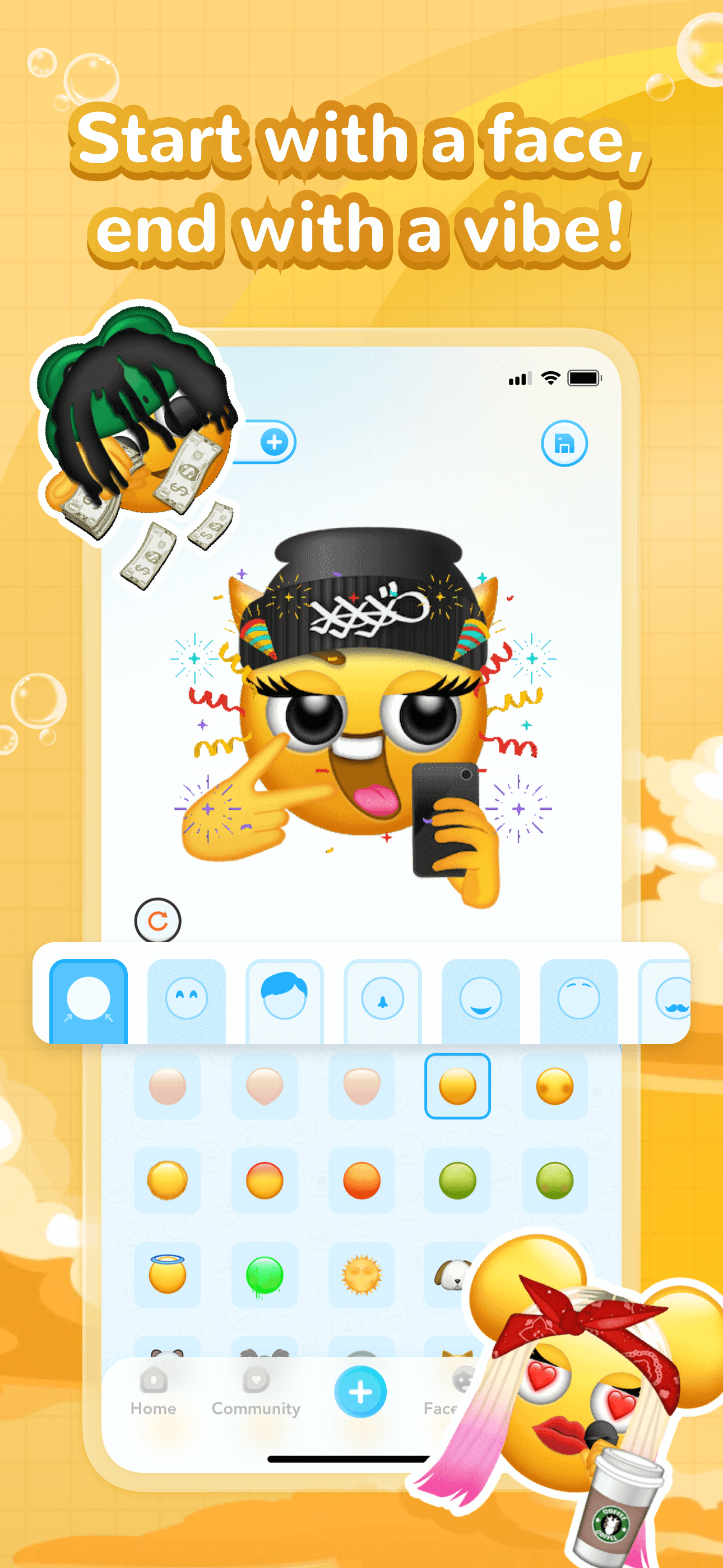 La aplicación de fabricante de emoji superior, dar vida a la vida. - Fabricante emojis únicos con temas geniales. media 4