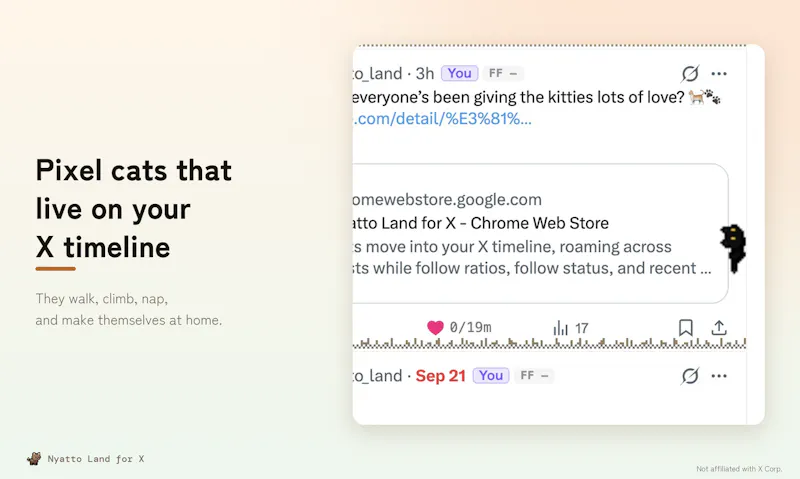 NyattoLandforX screenshot 2